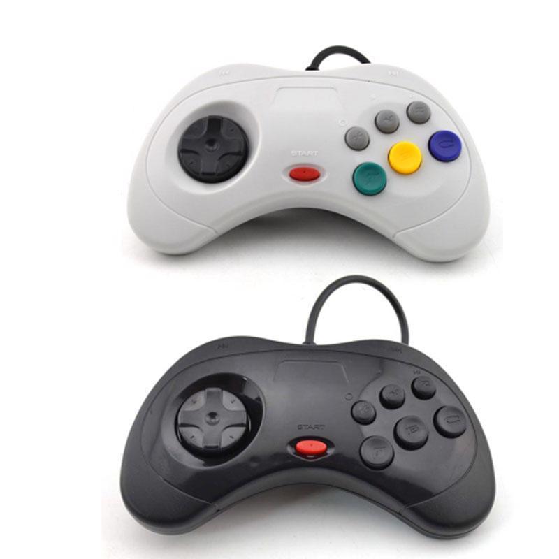 For Saturn System USB Wired Gamepad Joystick Joypad  For Sega Saturn Classic Controller