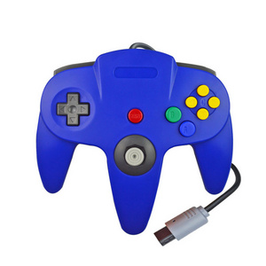 Blue N 64 Controllers PC Mando Manette N64 Replacement Usb Wired Controller Joystick For Nintendo Switch 64 Consola