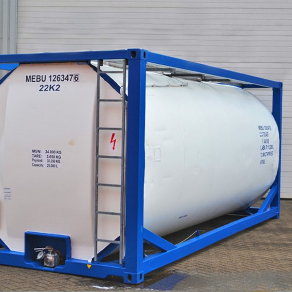 26000 Liters 26 cbm 25m UN T11 China New Stock Price for Sale 20 ft ISO Tank Containers