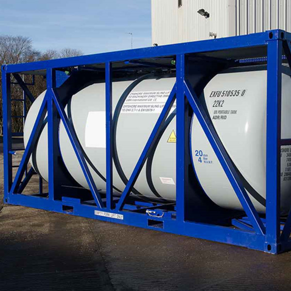 26000 Liters 26 cbm 25m UN T11 China New Stock Price for Sale 20 ft ISO Tank Containers