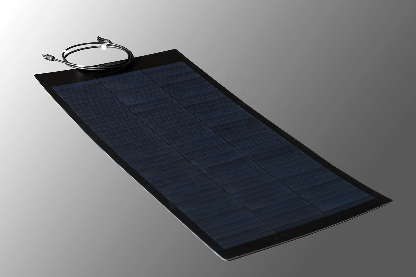 semi flexible solar panel 100W 12V for caravan,boat,motorhome and cabin home