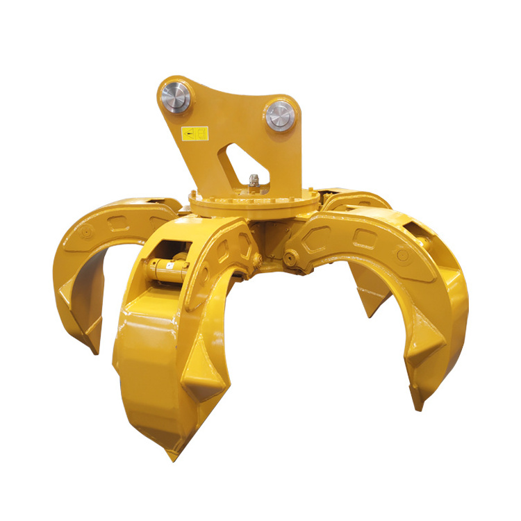 Excavator Steel Scrap Grab Hydraulic Scrap Grab Orange Peel Grapple for Sale