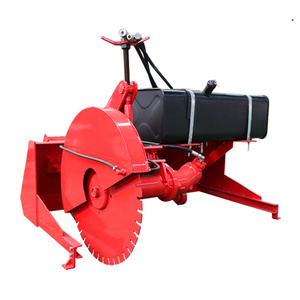 Ground Wheel Rock Saw Trencher Skid Steer Loader Concrete Road Cutting Saw