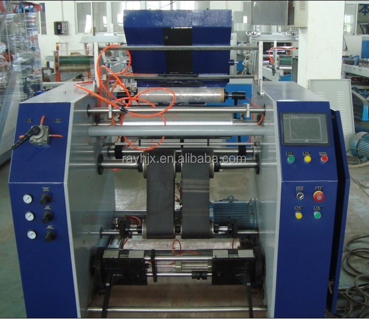 Pre Stretch Film Rewinding Slitting Machine