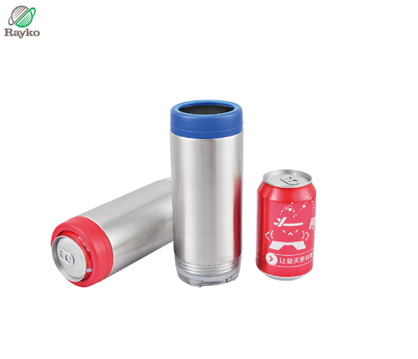 3 in 1 Bottle Can Vacuum Insulated Double Walled Stainless Steel Holder Beer Bottle Can Cooler With Beer Opener