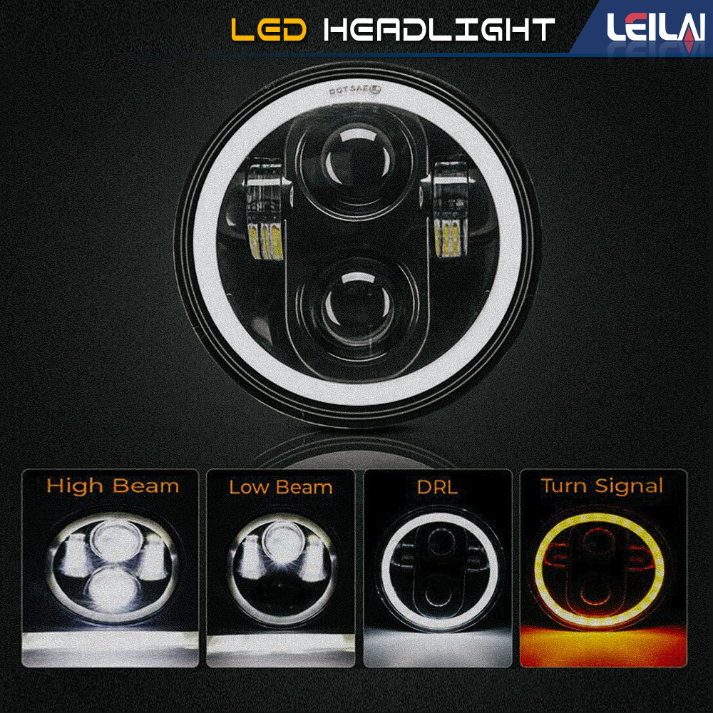 5.75Inch Led Headlights For   Accessories Halo Lights For  Headlight Led