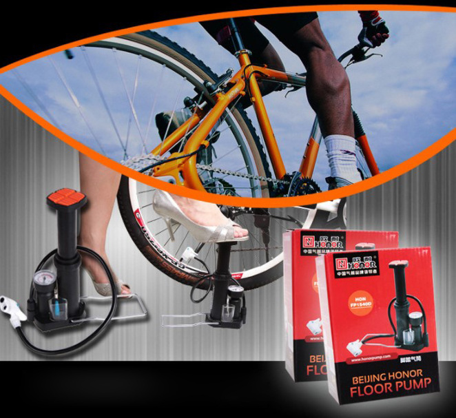 Portable High Pressure Co2 Pump Basketball Bike Air Foot Pump Bicycle Mini Pump