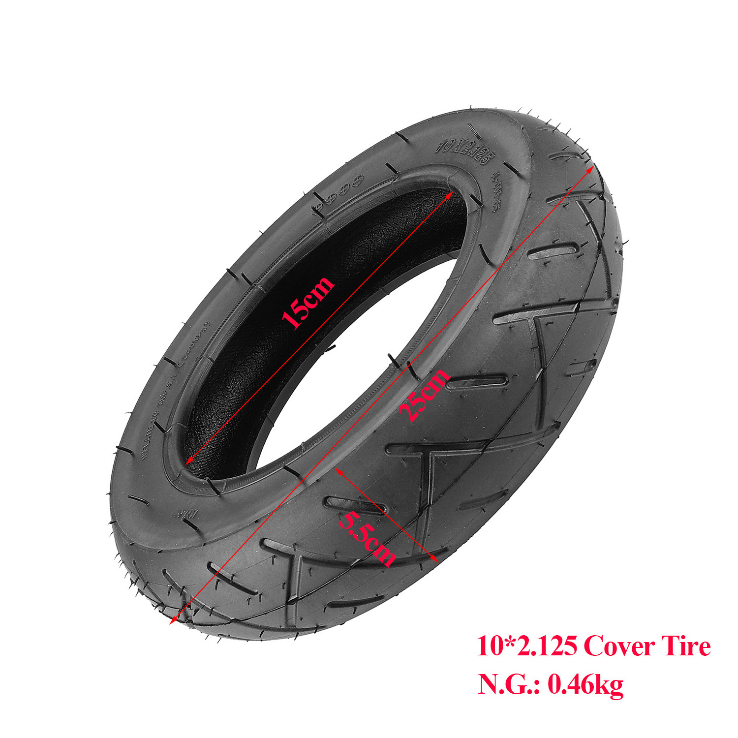 10*2.125 inner and outer tires for 10 inch electric scooter thickened wear-resistant