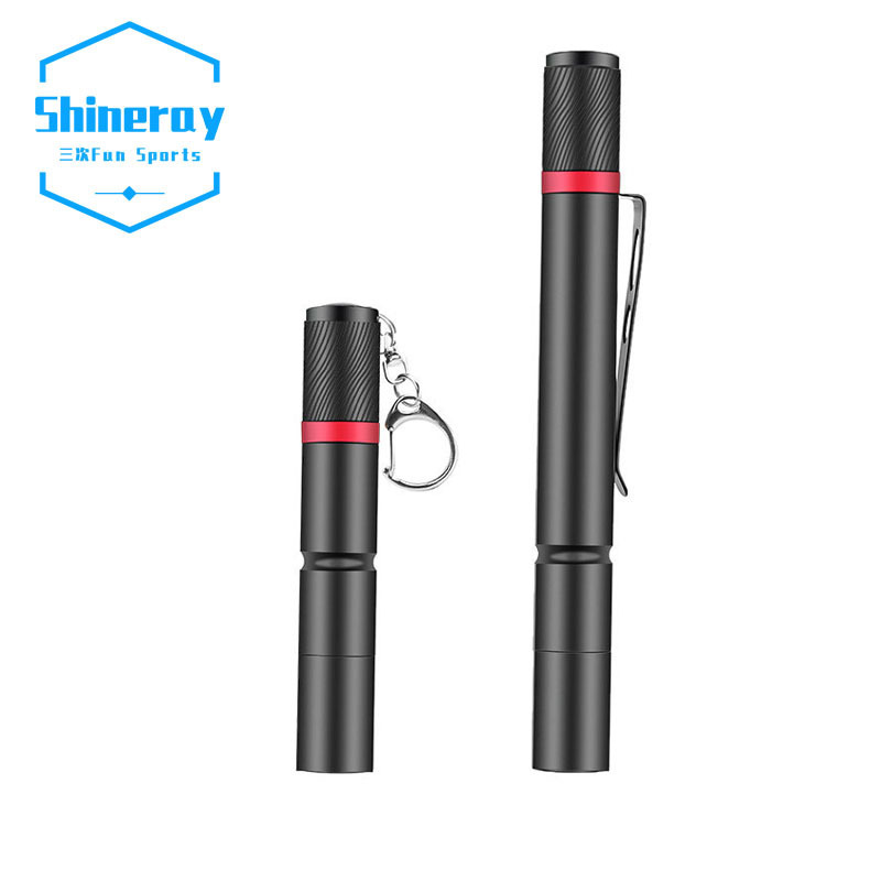 Led penlight 150 lumens flashlight with clip waterproof penlight XPE lamp fixed focus outdoor portable mini flashlight