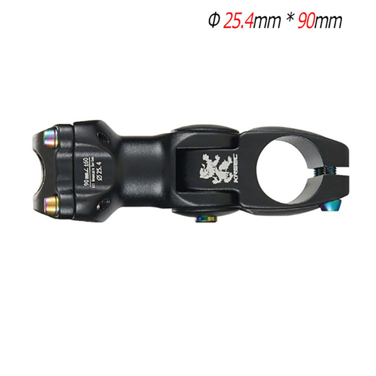 25.4/31.8mm Bicycle Stem Aluminum Alloy Stem 90/110mm Adjustable Angle Mountain Bike Stem