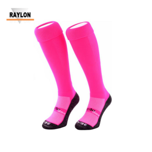 Raylon-0149 soccer sock pink pink custom football socks