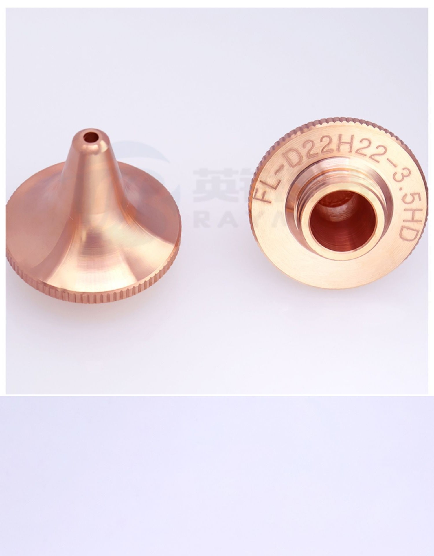 HSG Fiber Laser Cutting Machine Consumable Parts Laser Nozzle D22 Nozzle High Quality Copper Bevelling Copper Cutter 20K