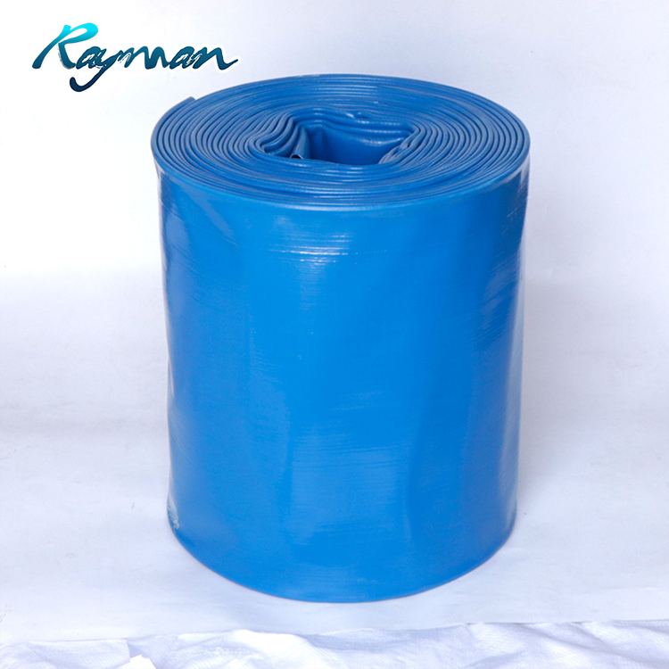 PVC Lay Flat Hose Pipe 4bar 6 Bar 10bar Flexible Layflat Water Irrigation Discharge Hose For Agriculture Farming