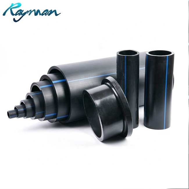 Rayman wholesale 2 inch 3 inch 4 inch HDPE water pipe PE100 high density polyethylene pipes