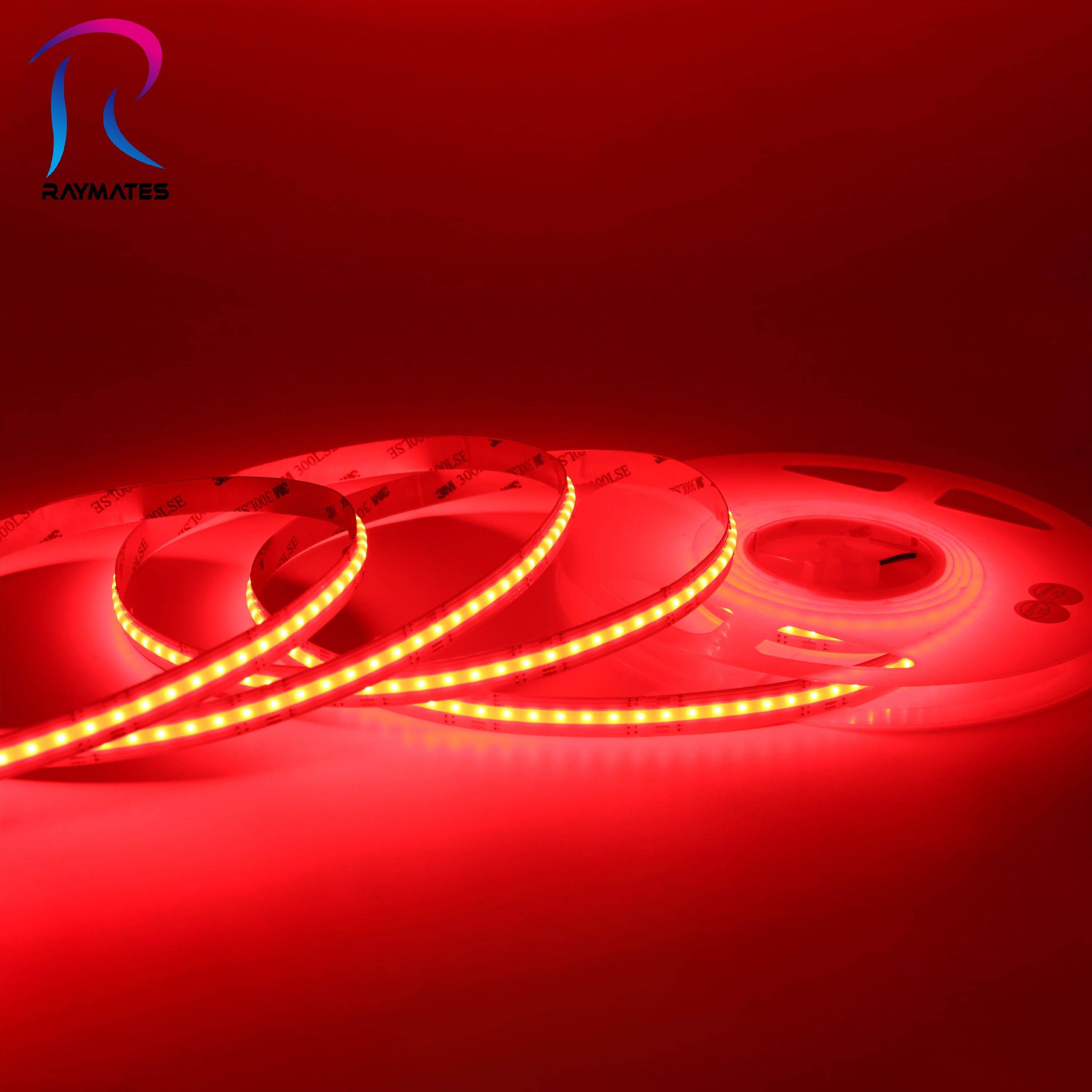 Even and soft light Flexible ip20 led cob strip light 24v 12v 3000k rgbw 560leds cob led strip