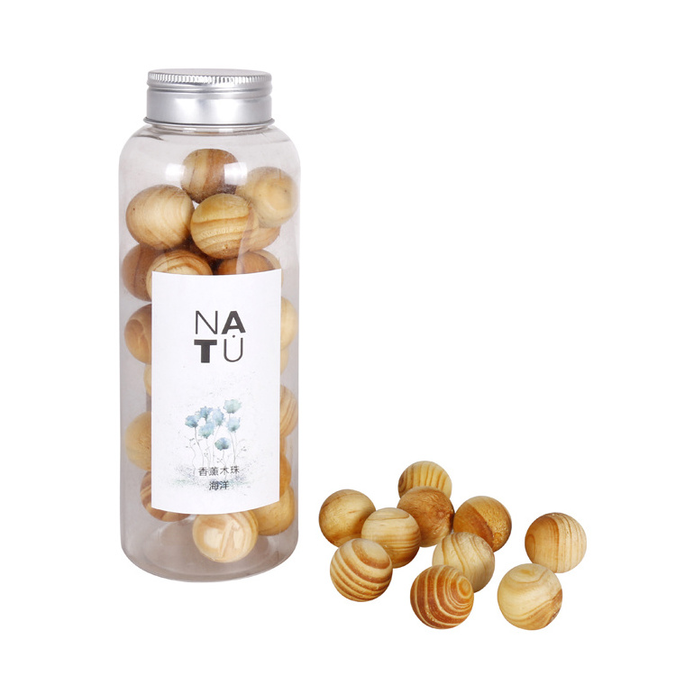 china factory wooden air freshener scented cedar gel beads balls