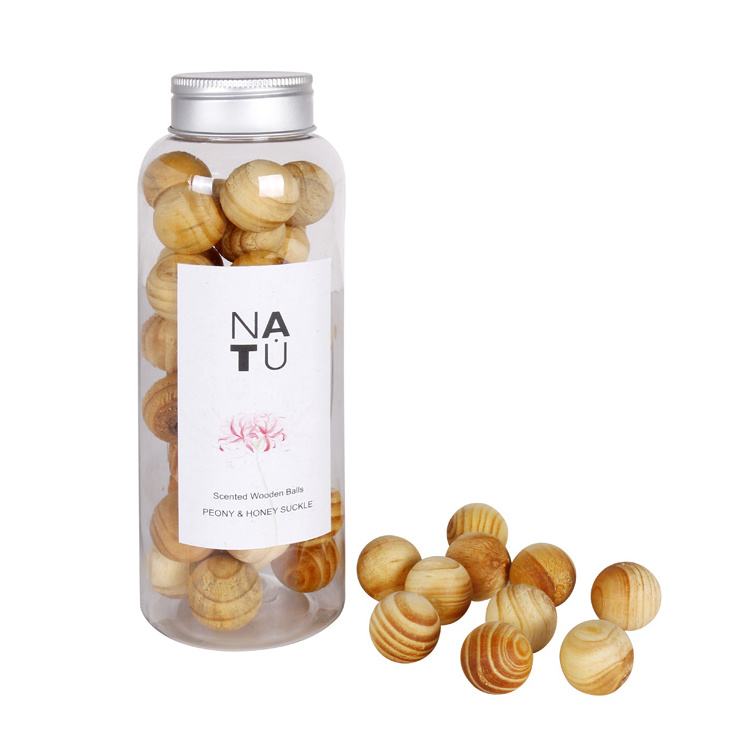 china factory wooden air freshener scented cedar gel beads balls