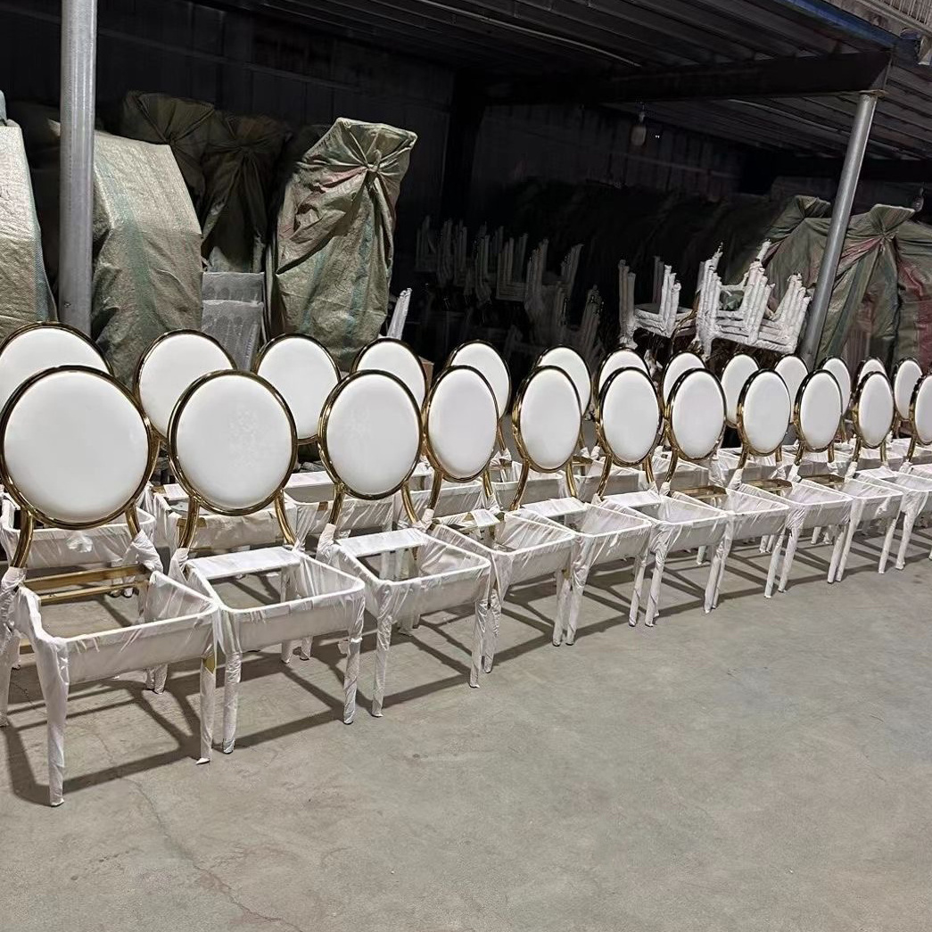 wholesale sillas para eventos gold velvet wedding banquet chair white party stackable hotel chairs for events