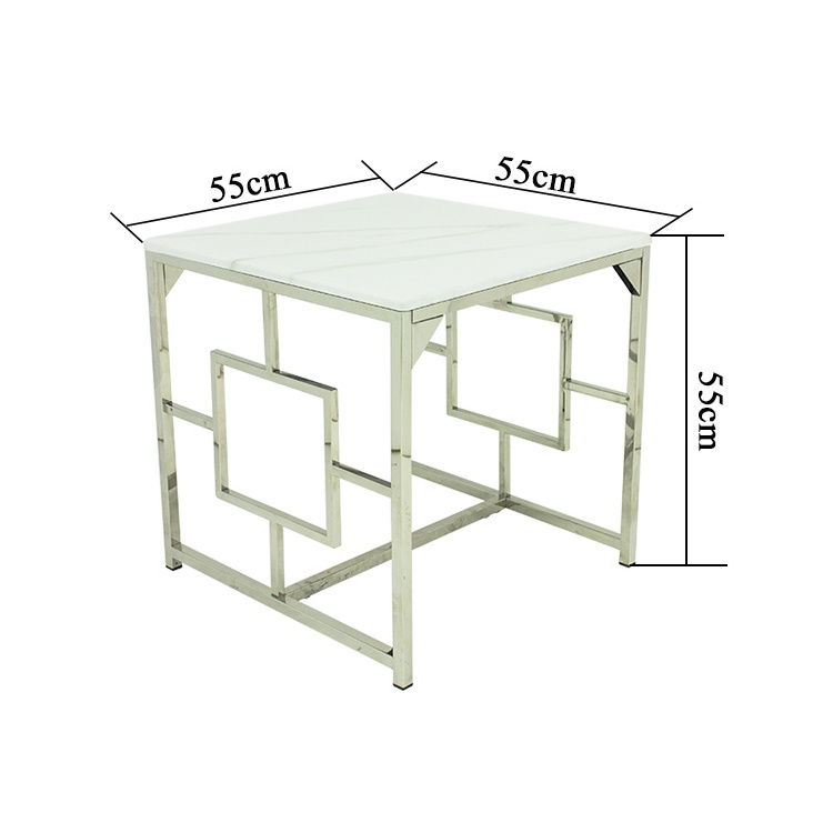 Nordic mirror cube table large narrow combination containers design rectangle shape sofa side end table storage modern