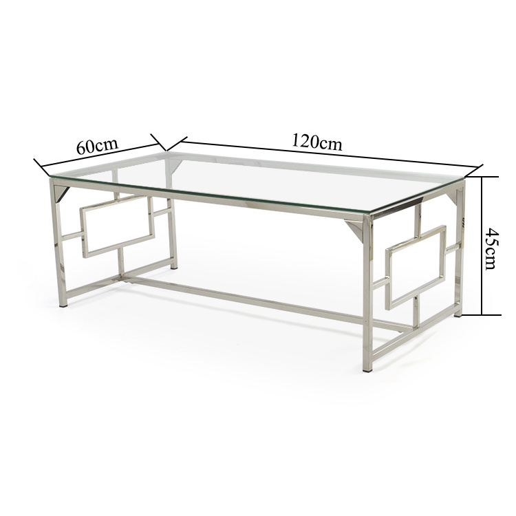 Fish tank diamond crushed live edge mirror glass top table and coffee table with end tables modern