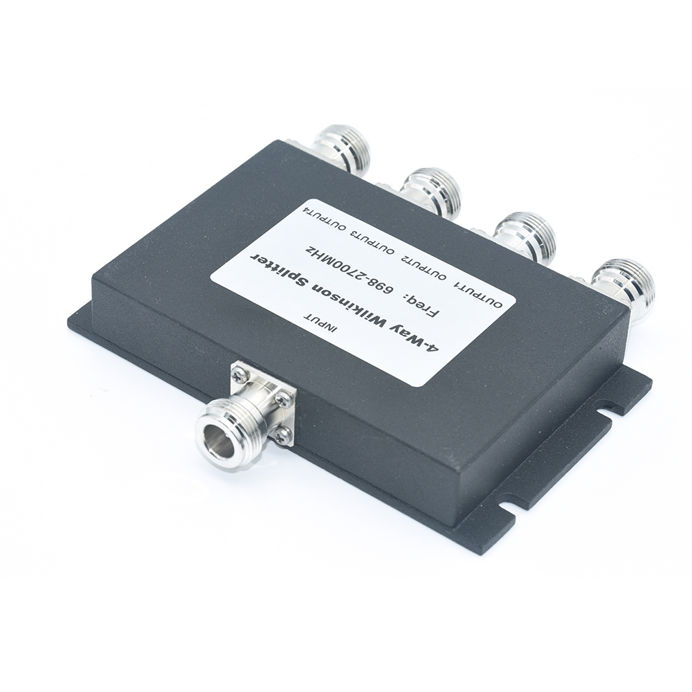 IP65 Low PIM -153dBc 700-2700mhz RF Coaxial Connector Splitter 2-Way power Splitter Combiner