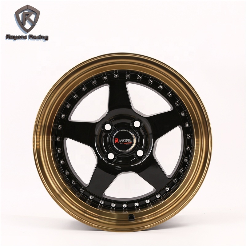 Fashion Golden Lip Rivets 4X100 15 Manufacturers Custom Alloy Wheel Rim