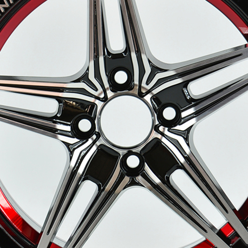 15/16/17 inch structure alloy wheels 4/5 holes PCD 5X100/114.3 car alloy rims wheels