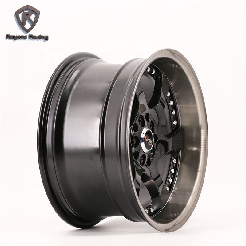 Wholesale Hyper Black Deep Dish Alloy Wheels 4 Hole Rims 15 Inch