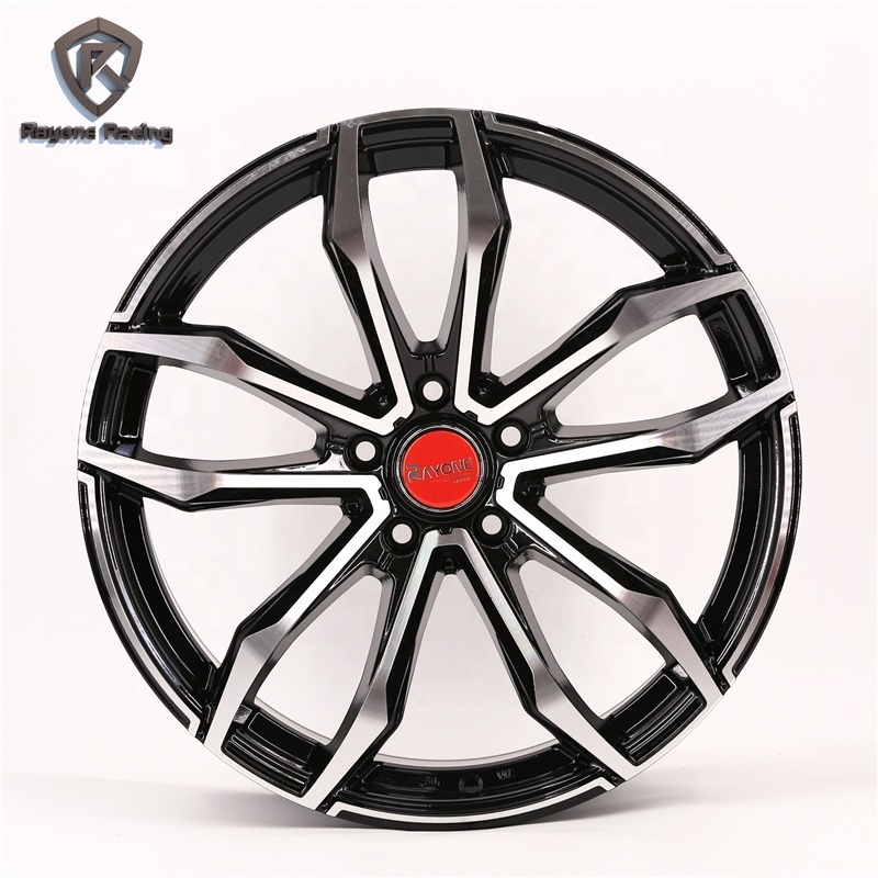 19 Inch Bright Black 5 Double Spoke Deep Concave Aftermarket Wheels