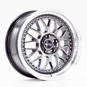 902 17 18inch Deep Dish 4x100 5x100 5x114.3 Mesh Casted Alloy Wheels Rims for Sale