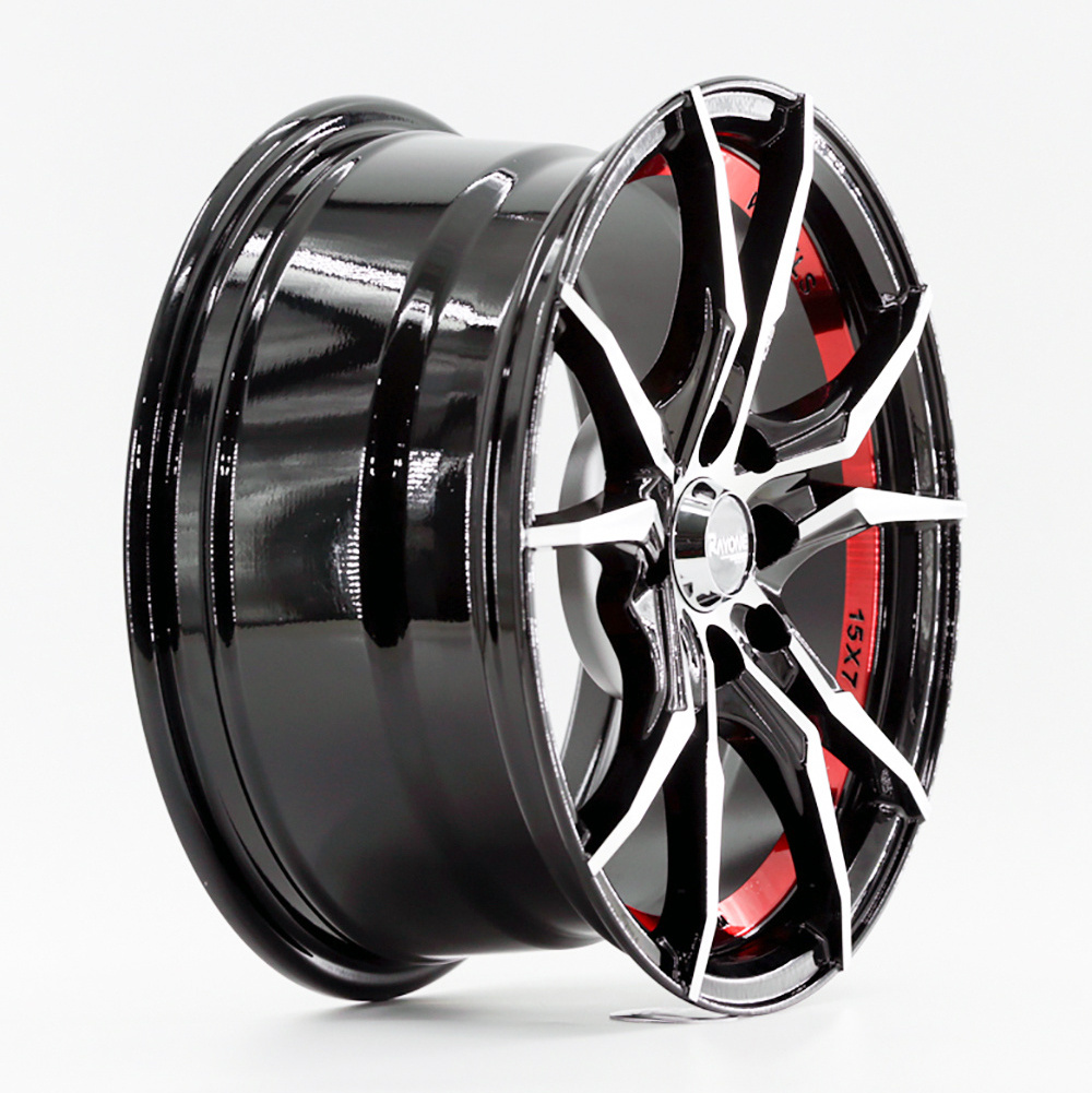 623 Factory 5 Double Spokes Red Undercut Hot Alloy Wheels