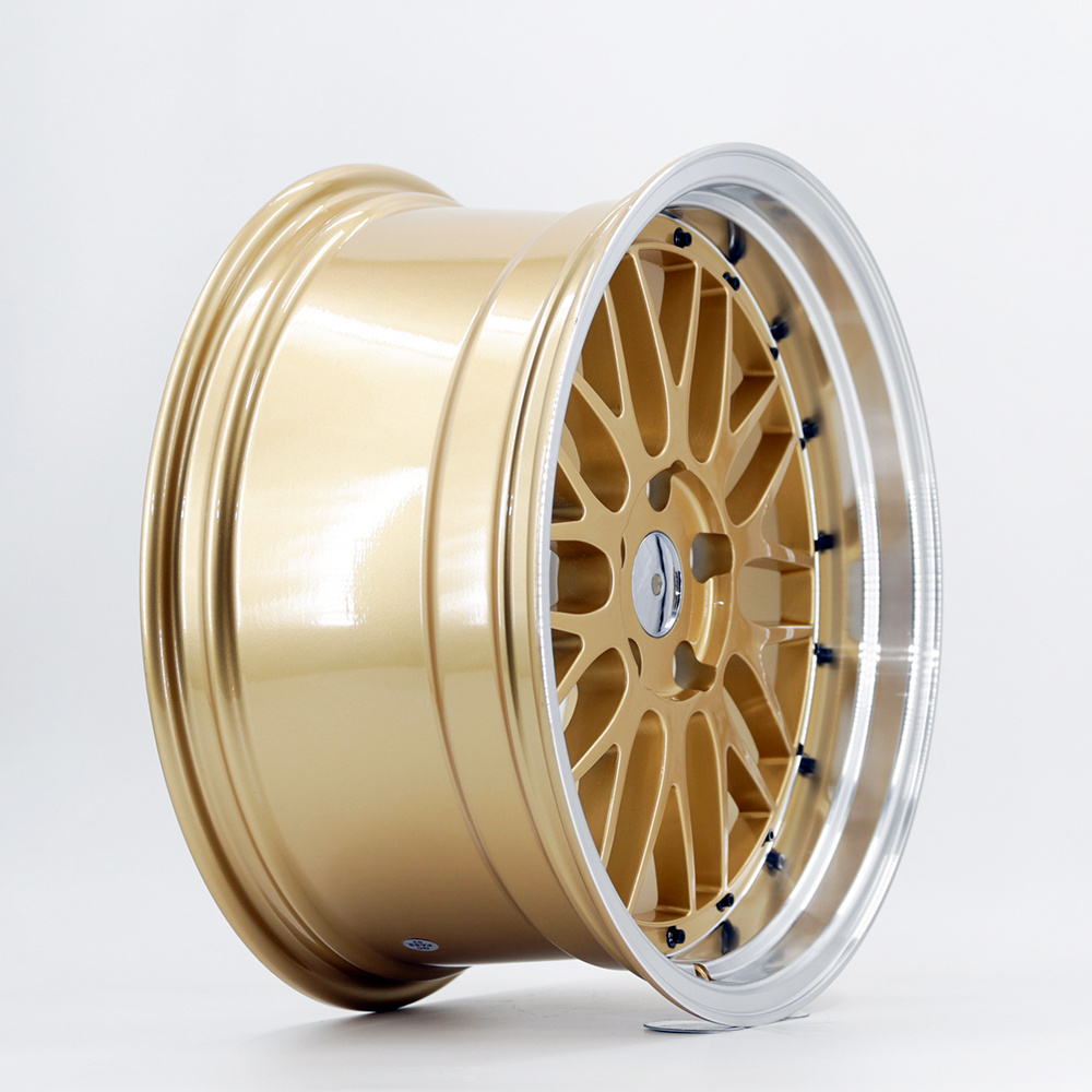 A038 Deep Dish Gold Machine Lip 18/19 inch Wheel 5*114.3 Car Alloy Wheels Rims Wholesale