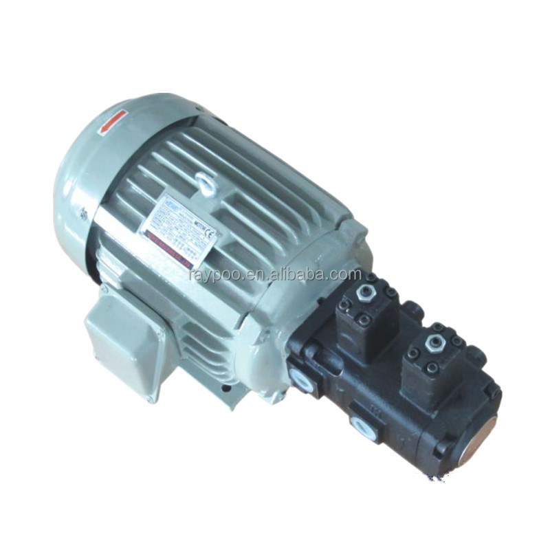 electric motor with hydraulic pump