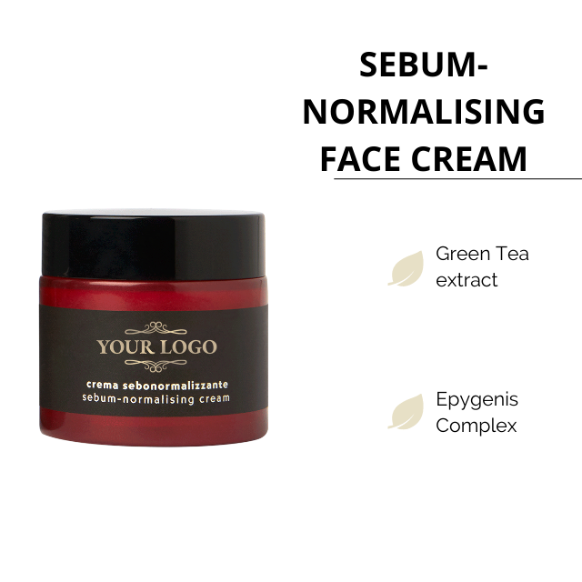 Private Label Skin Care Cosmetic Formulations Service 50ml Rebalancing Natural Green Tea Face Cream