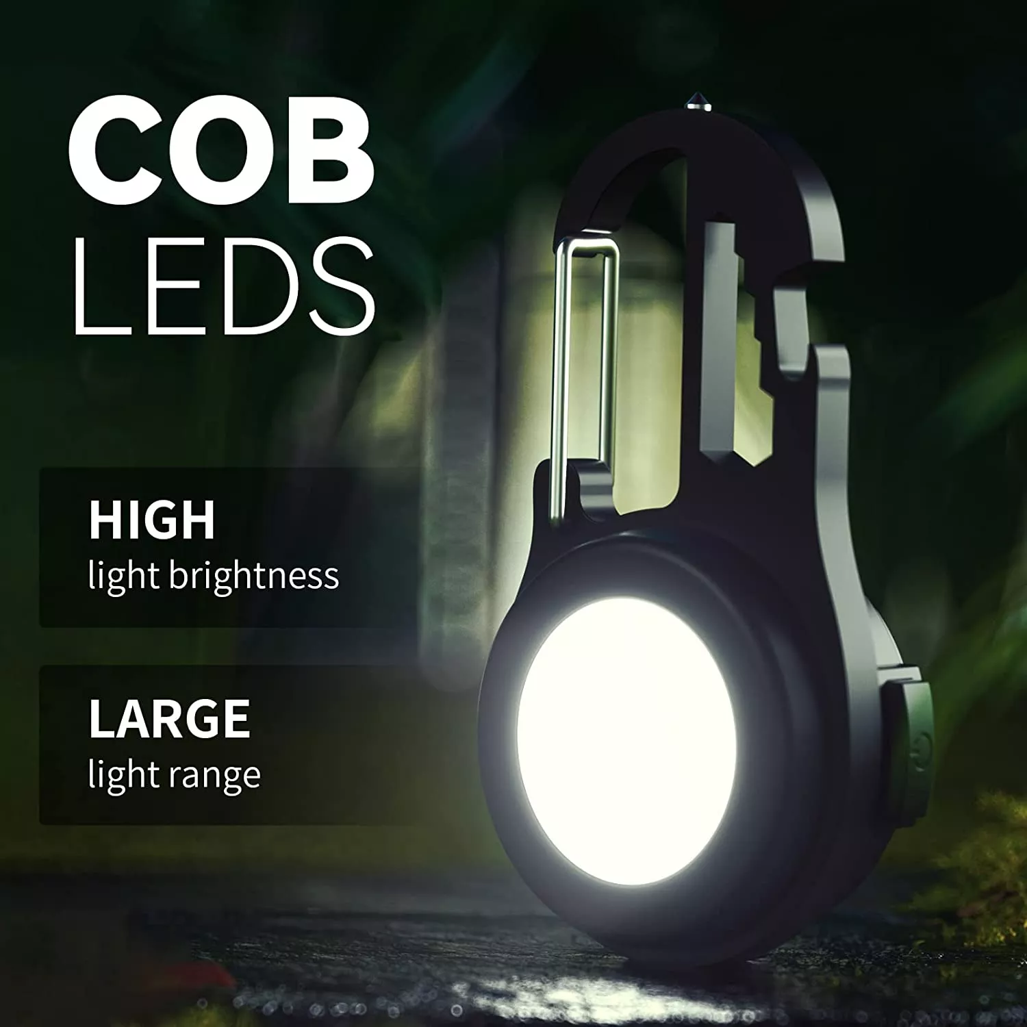 Multifunction COB High Power Mini Waterproof With Screw Driver Keychain Flashlight Led Working Torch Light