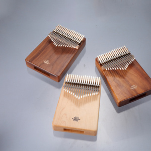 Factory supply kalimba 17 key thumb piano kalimba musical instrument mahogany body