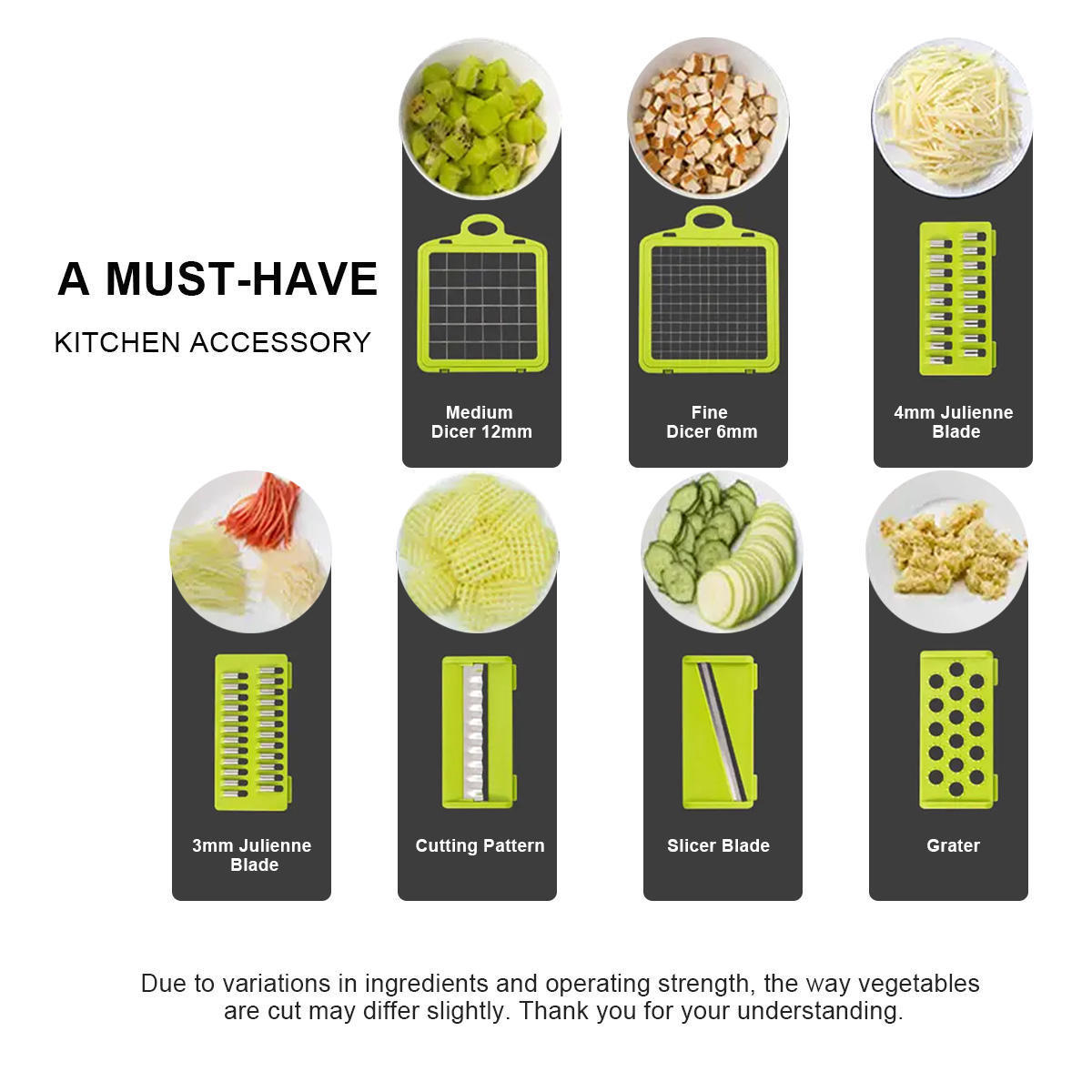 Rayshine Multifunctional 12 In 1 Manual Fruit And Vegetable Slicer  Function Fullstar Vegetable Chopper