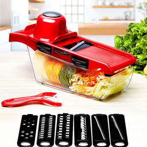 RAYSHINE 10 in 1 food chopper kitchen tool multifunctional manual mandoline food vegetable slicer chopper cutter