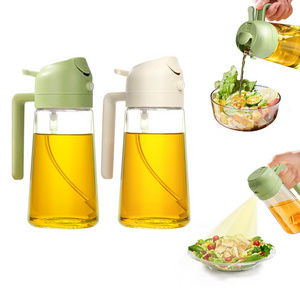 Rayshine Olive Oil Dispenser Bbq Sprayer Bottle Glass Sauce Spray And Pour 2 In 1 Oil Spray Bottle