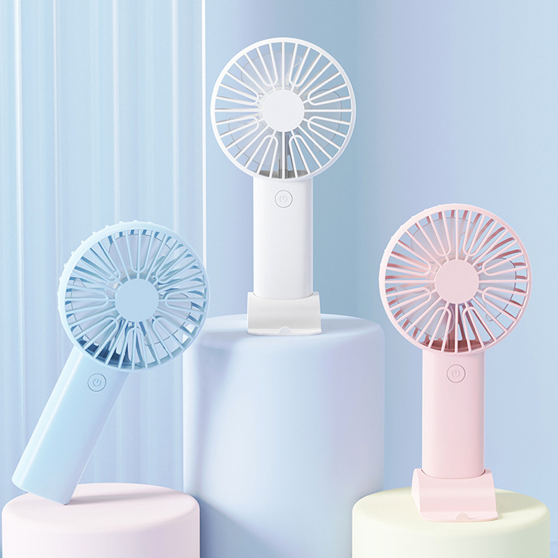 New Arrivals Rechargeable Portable Mini Handheld Fan Cheap Price White Pink Lash Fan Hand Held Fan For Travel Outdoor