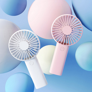 New Arrivals Rechargeable Portable Mini Handheld Fan Cheap Price White Pink Lash Fan Hand Held Fan For Travel Outdoor