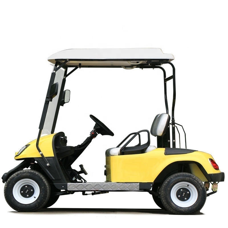 Wholesale electric golf carts Rechargeable Battery golf cart trailers with LED lights