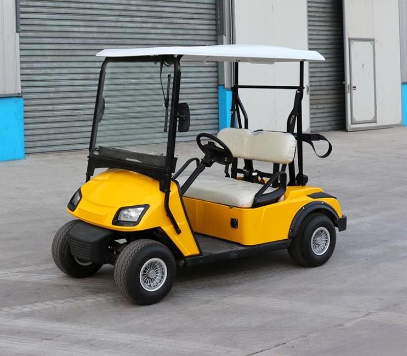 Wholesale electric golf carts Rechargeable Battery golf cart trailers with LED lights