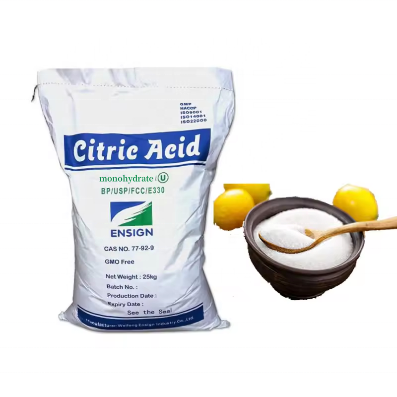 Food additives one water citric acid encapsulated citric acid sweetener