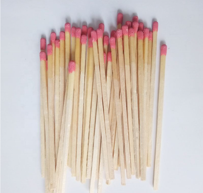 Custom Colored Head Safety Matches Long Christmas Matchsticks