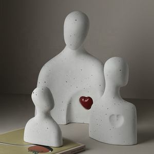 Modern Abstract Art Ceramic Statue Ceramic Human Ceramic Figure