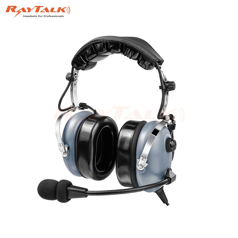 Aviation Headset, Noise Canceling Over Ear Headphones with Microphone, 3.5mm Noise Canceling Headset for Airplane Pilots