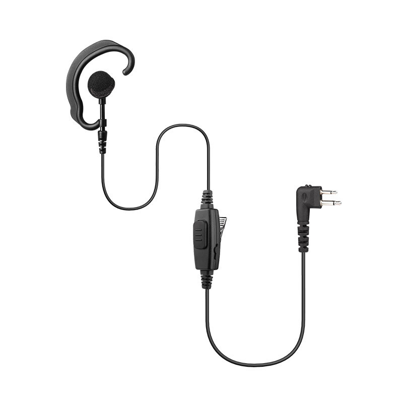 2 way radio 1-wire earpiece headset with microphone Inline PTT button Optional VOX Switch