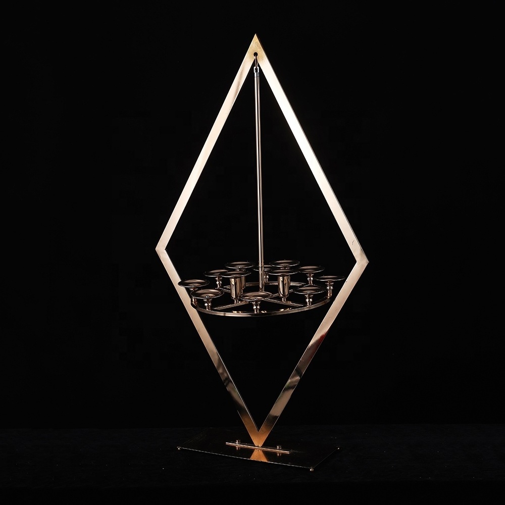 Wedding Tall Diamond Candle Holders Centerpiece for Wedding Decor