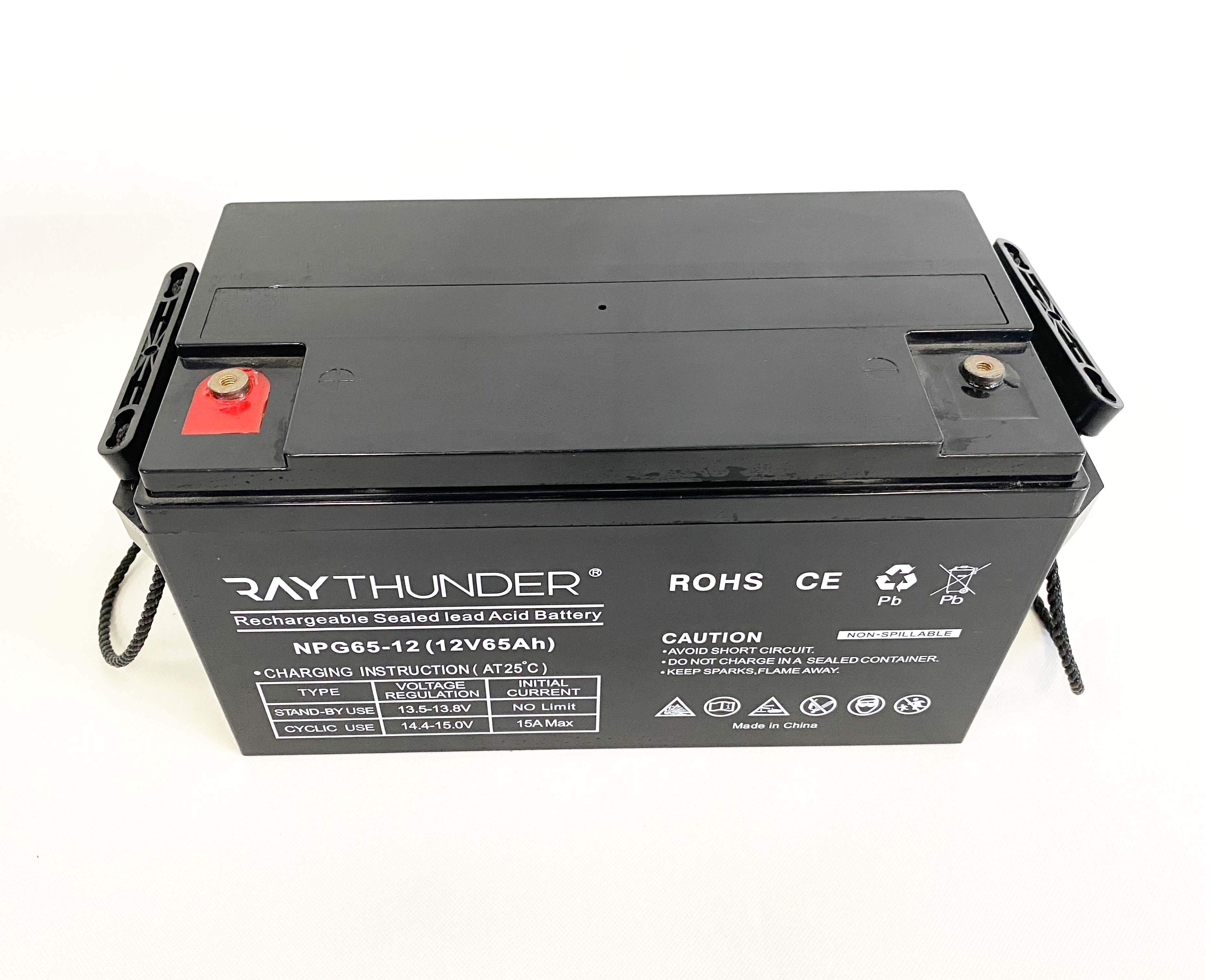 12V65Ah gel deep cycle battery 12 volt deep cycle marine battery charger